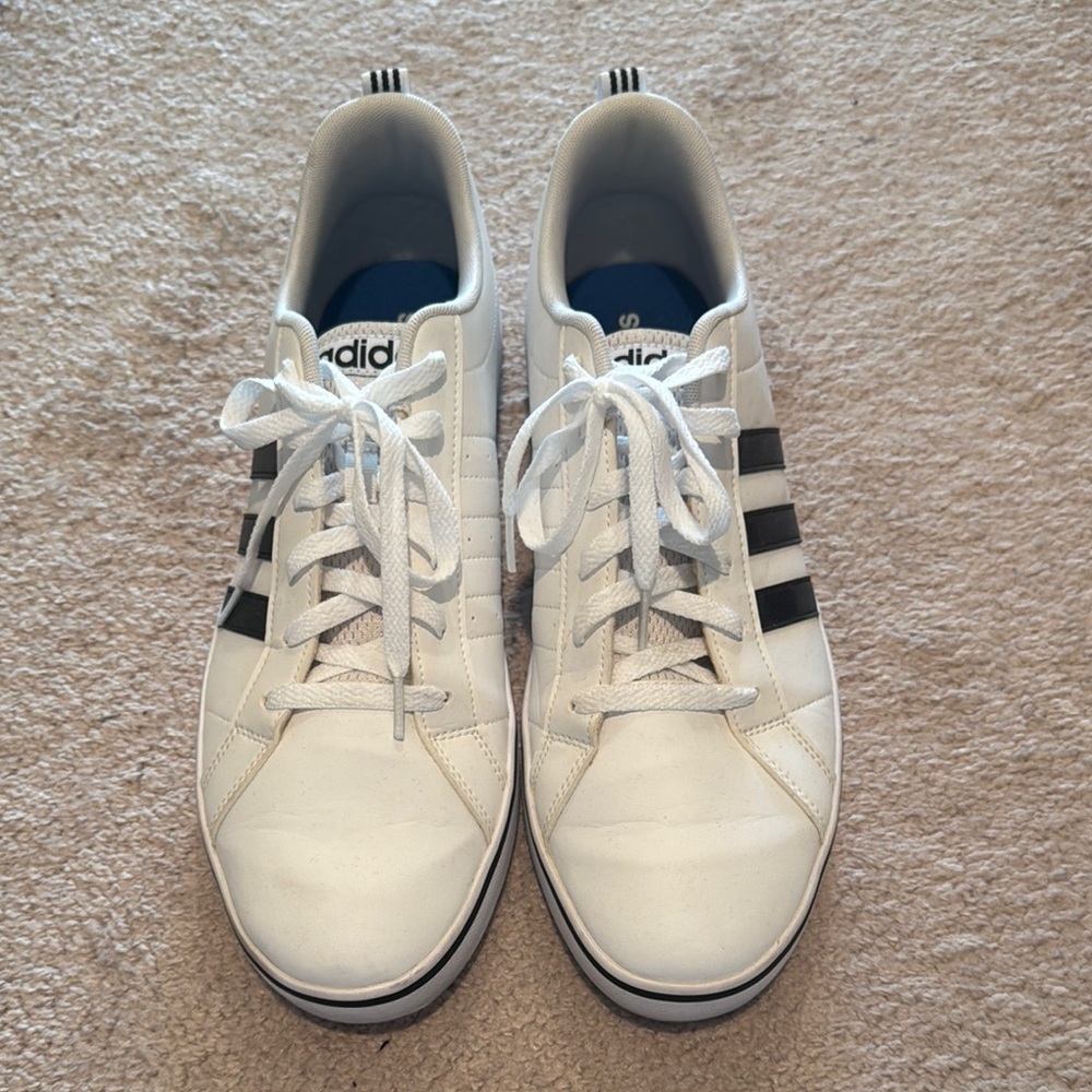 Adidas White and Black Classic Sneakers